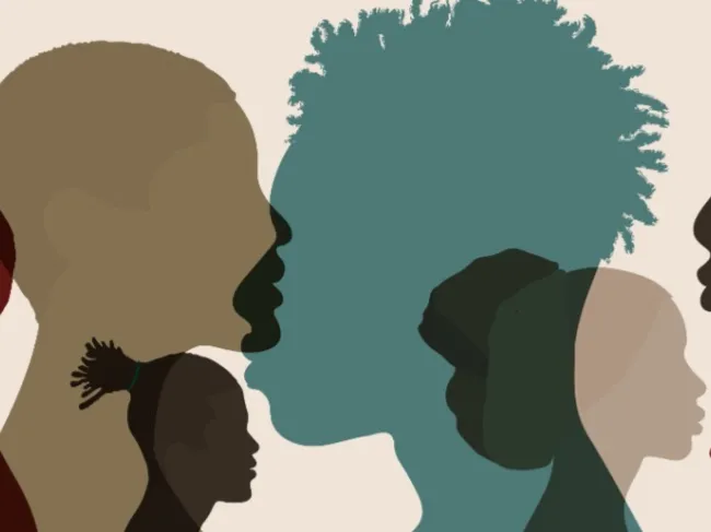 multi-colored silhouettes